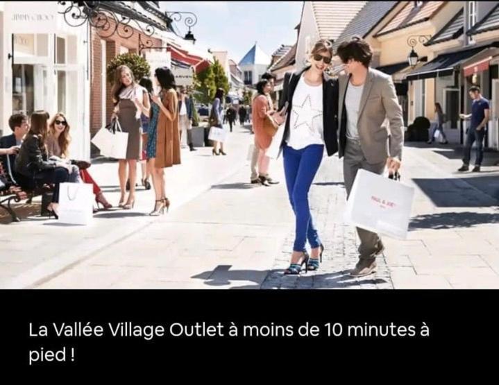 Appartement 2 Pieces 5Min Gare Val D'Europe Parking Inclus Montévrain Exterior foto